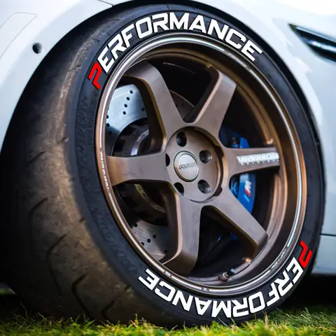 10 best sales tyre sticker - №2