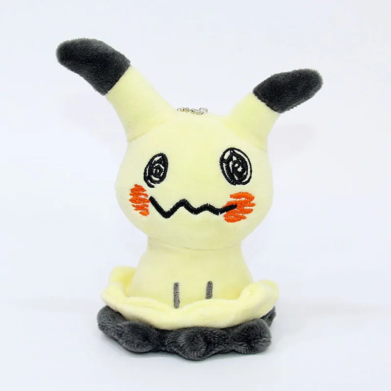 10 cm Anime Pokemon Nette Mimikyu Schlüsselbund Anhänger Dekor Spielzeug Action Figure Mode Ornament Puppe Mädchen Kleine Geburtstag Geschenk