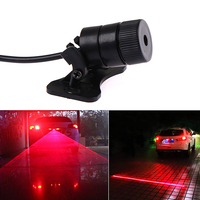 Car LED Laser Fog Light Motorcycle Tail Lamp auto Taillight Brake Warning Light