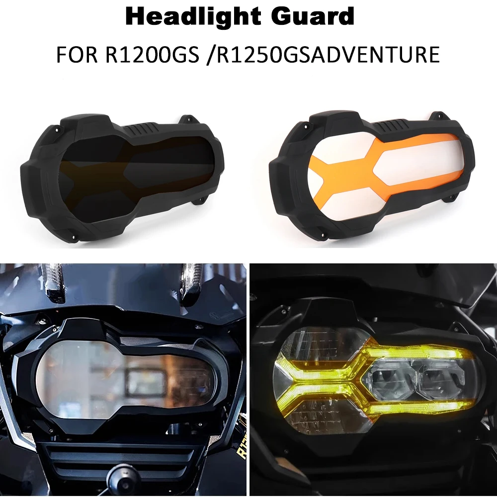 

Motorcycle Accessories Headlight Protector Guard Orange Fluorescent Covers For BMW R1200GS LC Adventuer R1250GS R 1200GS 1250GS