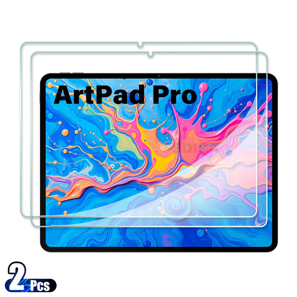 

2 шт. для Teclast ArtPad Pro 12,7 "Защитная пленка из закаленного стекла 12,7 дюймов для планшета HD с защитой от царапин