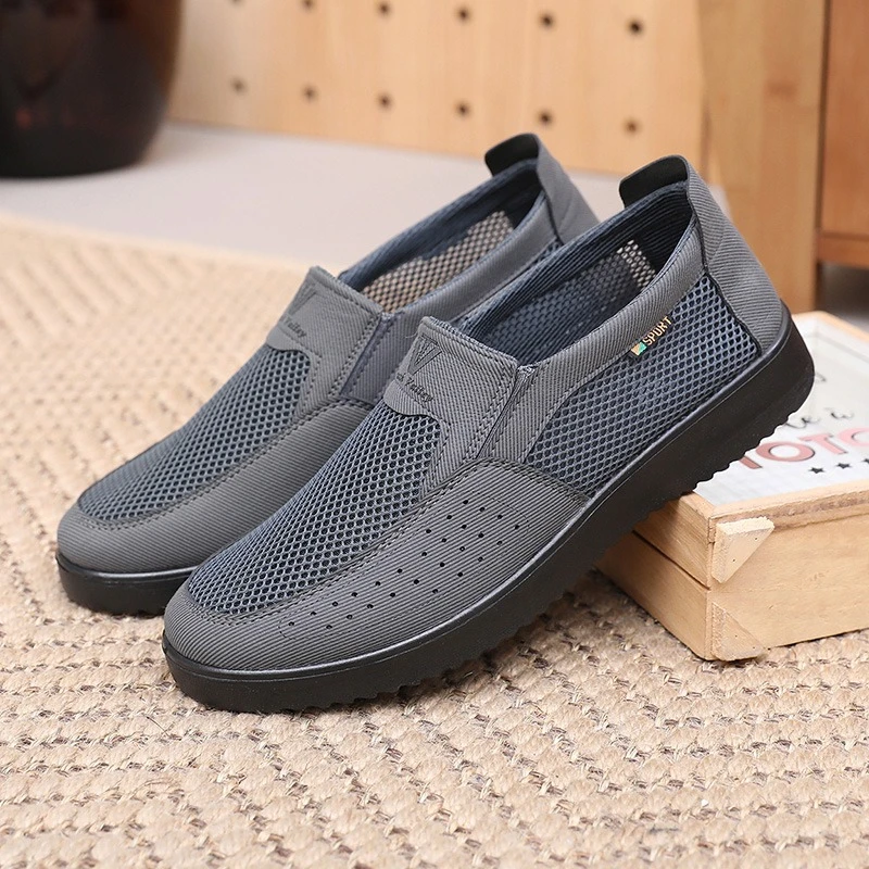 Mens Breathable Anti Slip Casual Sports Trainers, All Day Comfort Indoor & Outdoor Training Footwear, Lightweight Versatile