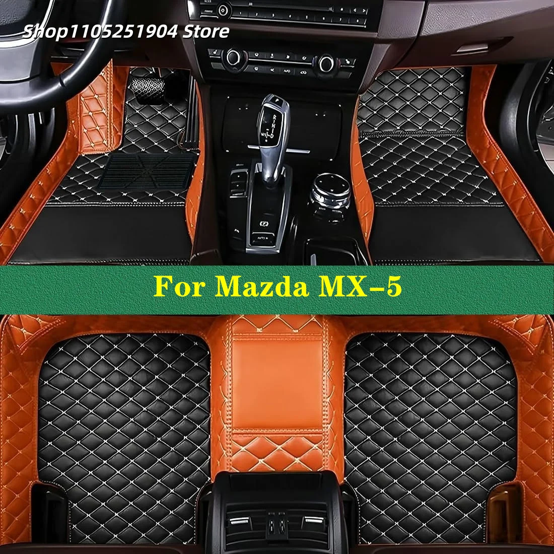 

Auto Carpets Car Floor Mats For Mazda MX-5 2014 2013 2012 2011 2010 2009 Car Mat Interior Accessories