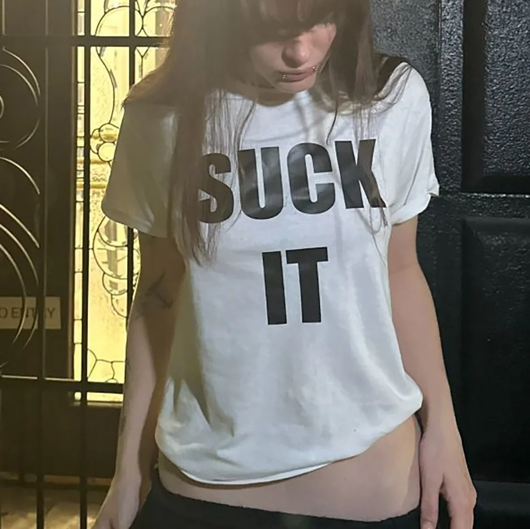 Панк Harajuku Готические топы Футболка Ретро Белая буква Готический принт Одежда Топ Звезда Y2k Стиль E-girl Летняя эстетичная женская футболка Панк Harajuku Готические топы Футболка Ретро Белая буква Готический принт Одежда Топ Звезда Y2k Стиль E-girl Летняя эстетичная женская футболка