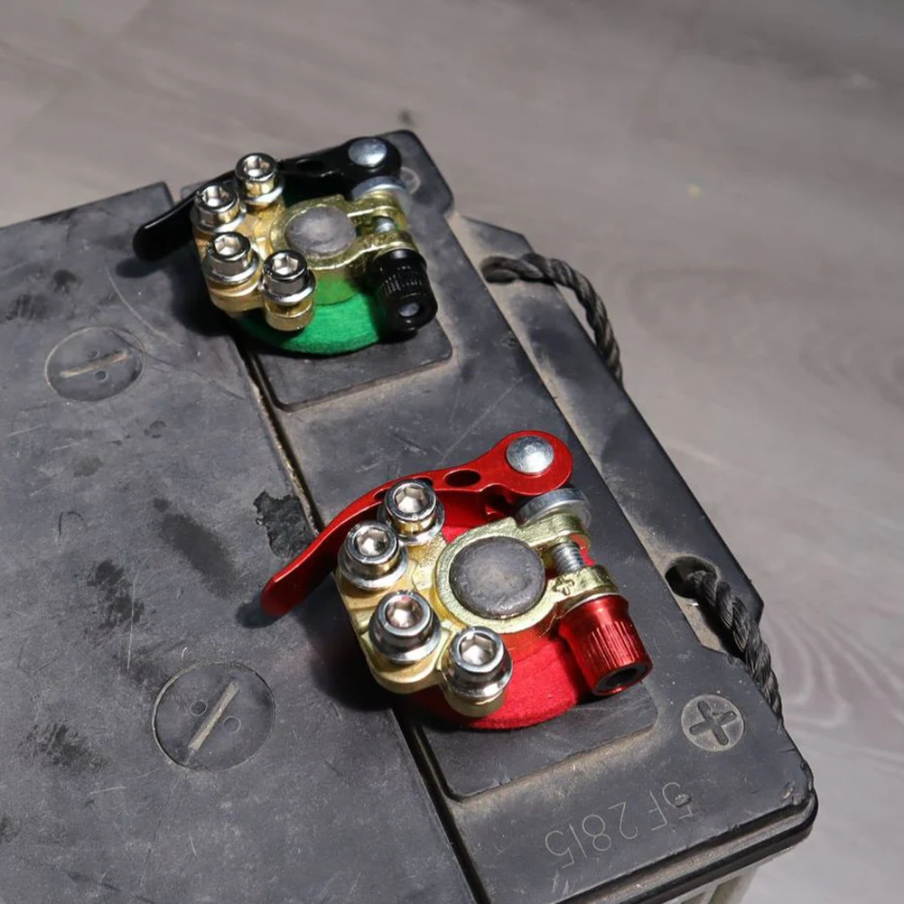 

Car Battery Terminal Disconnect Battery Terminals Car Cable Connector Quick Release Car Top Post Battery Terminals for Auto Boat