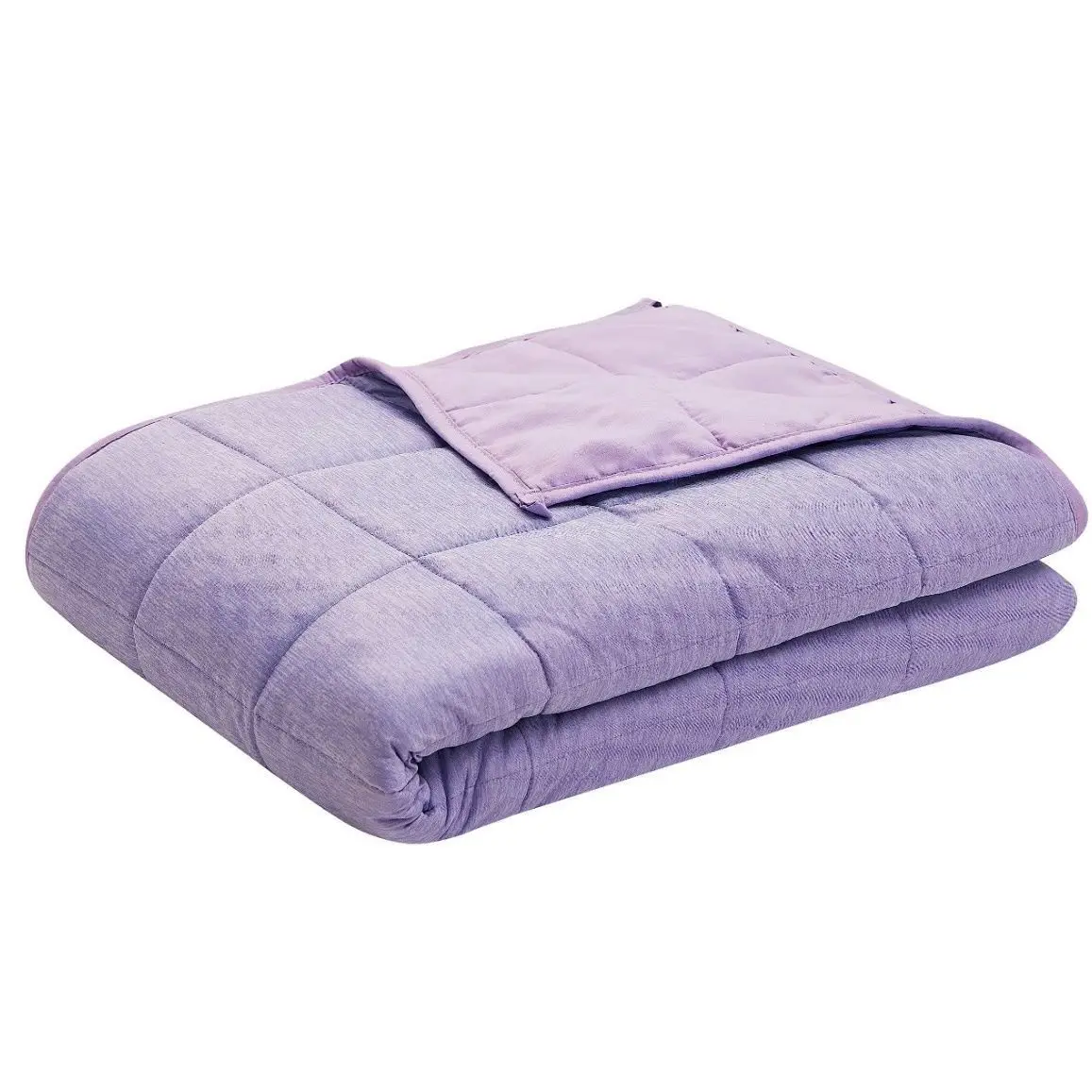 Purple Weighted Blanket Soft Breathable Cozy Heavy Throw For Adults Kids Sleep Calming Relaxing Bedroom Sofa Use Premium Filling