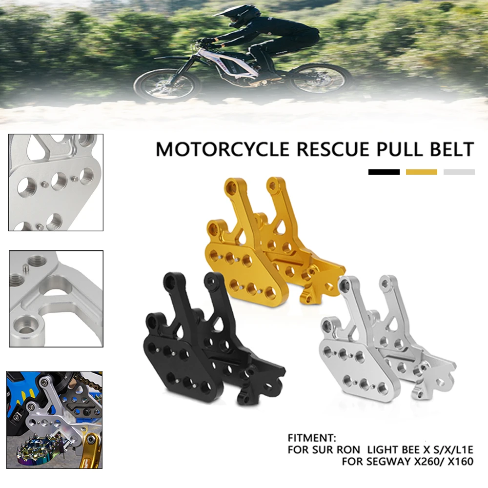 

Motorcycle Footrests Bracket Footbracket CNC 7075 Aluminum Adjustment Movab For Sur Ron X S/X/L1E Segway x260/ X160