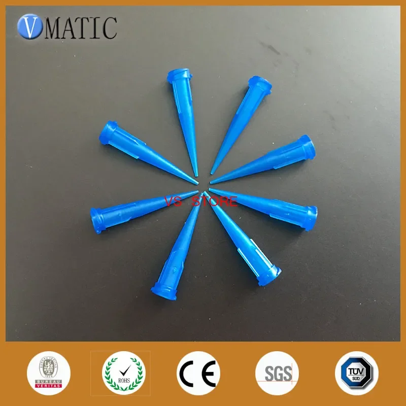 Free Shipping 100Pcs Blue 22G TT Plastic Glue Dispenser Needle Tips