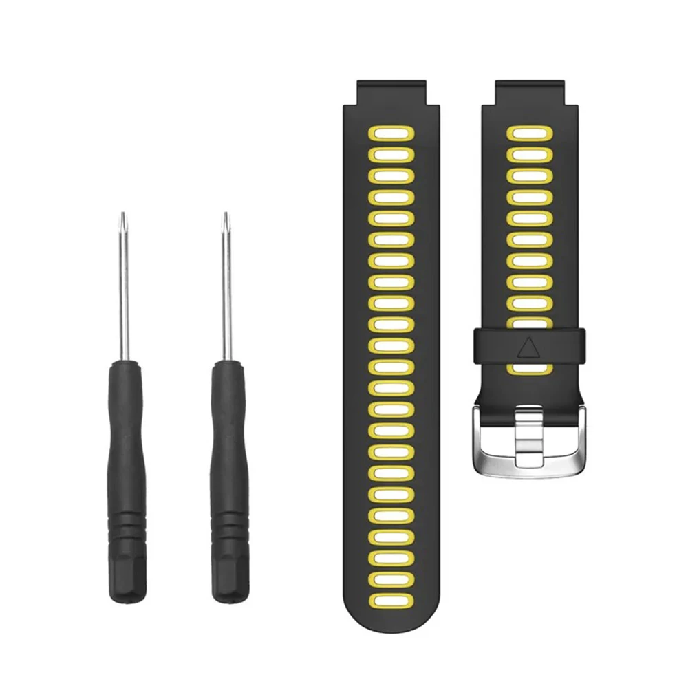 متوافق مع Garmin Forerunner 235 220 620 630 735 735XT أحزمة ساعة سيليكون ثنائية اللون #4