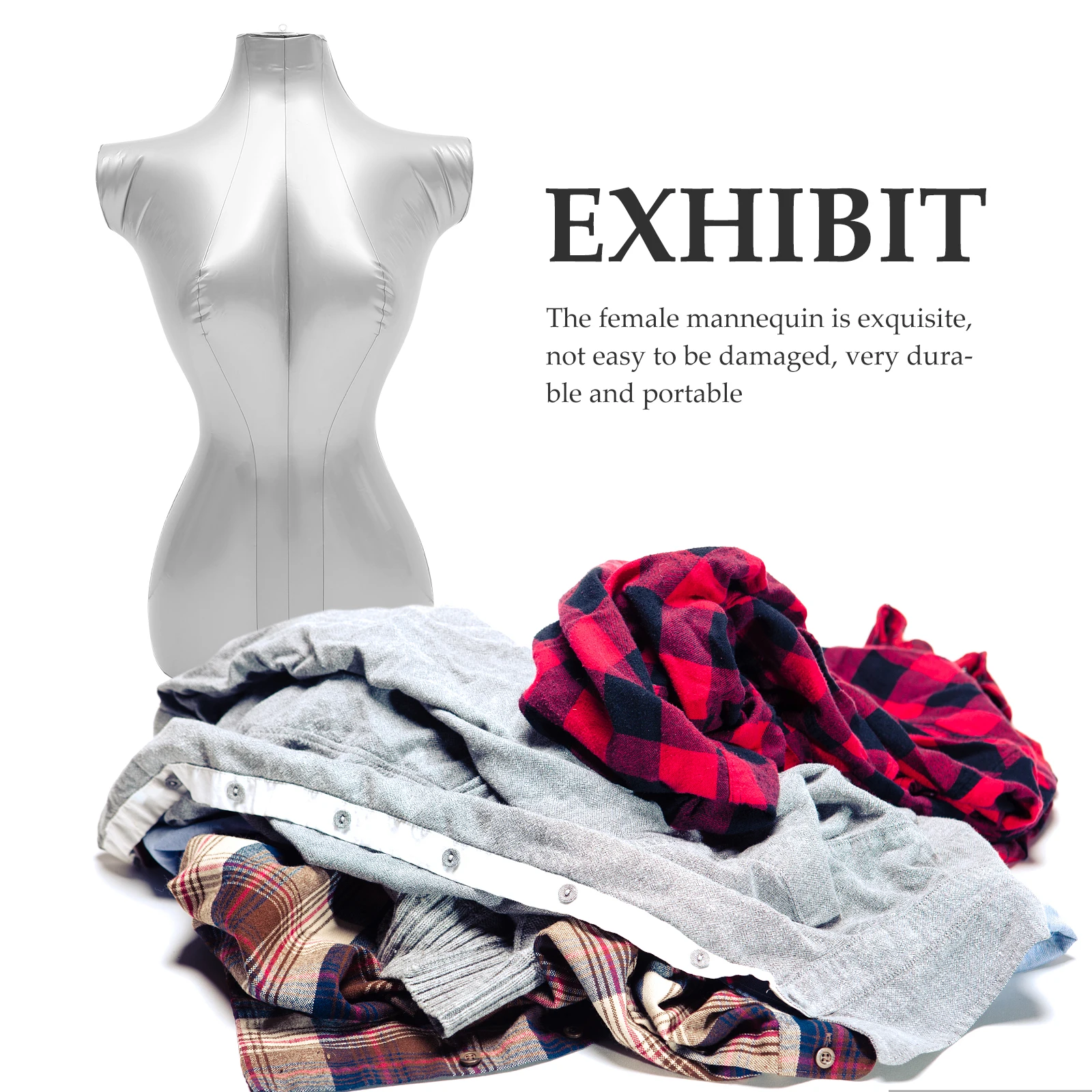 

Clothing Display Model Ladies Body Women Half Fashion Dummy Models Baby for Clothes Female Upper Manniquin Pvc
