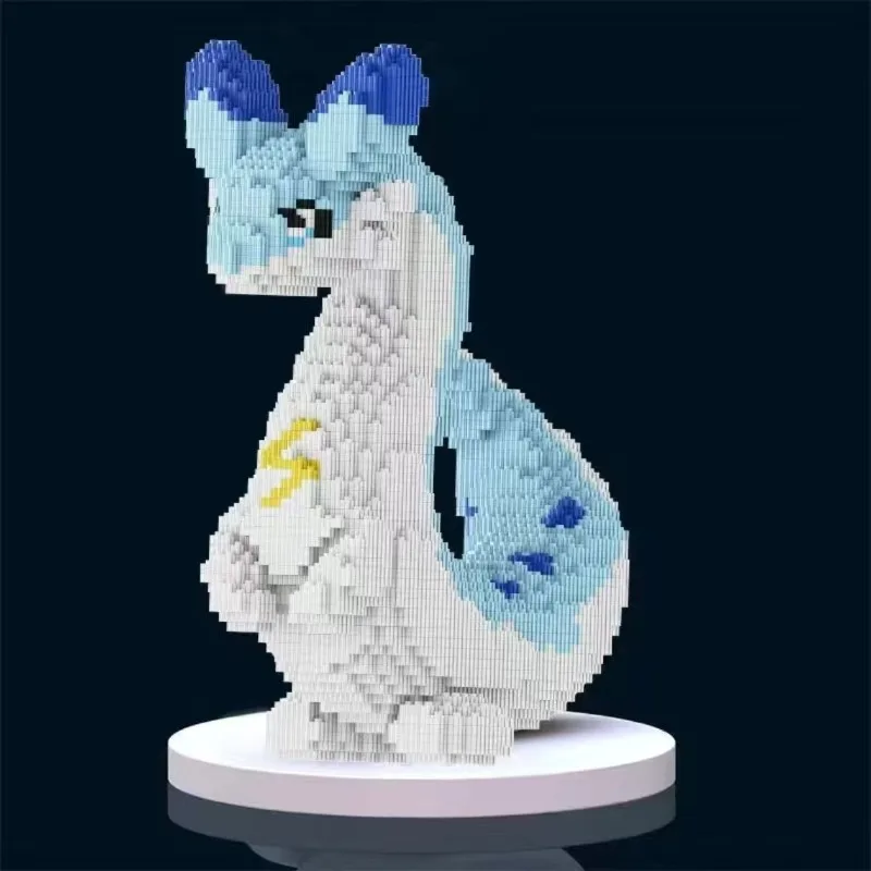 Blocs de construction d'animaux furet tourbillonnant de 38Cm, pour enfants et adultes de plus de 6 ans, jouet d'ornement assemblé en trois dimensions