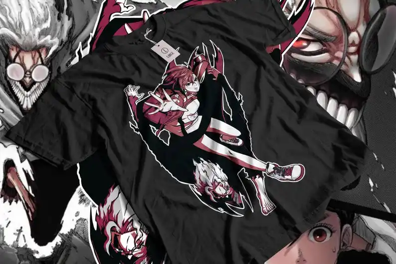 

Anime retro T-shirt, 100% cotton, all sizes for men and women Comic lovers