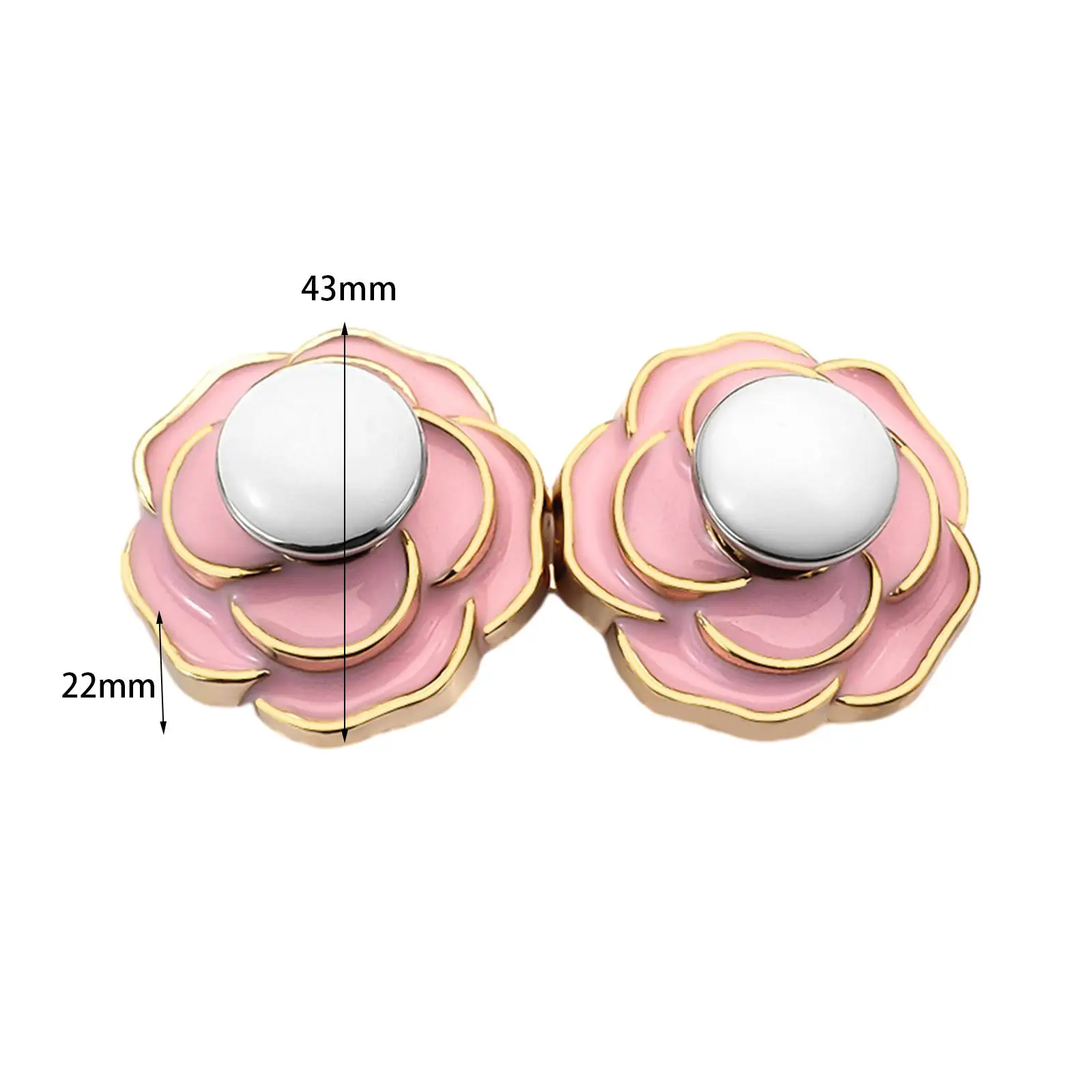 Waist Buckle for Jeans Adjustment, DIY Button for Clothing Decoration