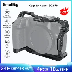 SmallRig R8 Camera Cage for Canon EOS R8 with Arca Swiss Quick-Release Plate for DJI Gimbal Tripod w 1/4