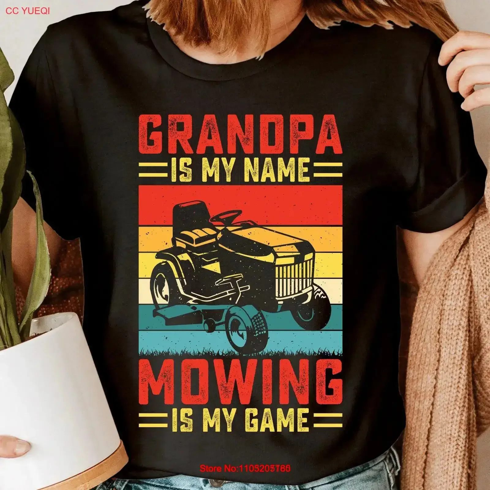 Grandpa Is My Name Plant Lover T Shirt Gardening Gardener GDRN vintage Washed fashion Top For Everyday Wear Slightly Soft