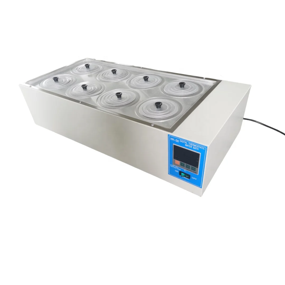 Laboratory 8 holes digital thermostatic water bath