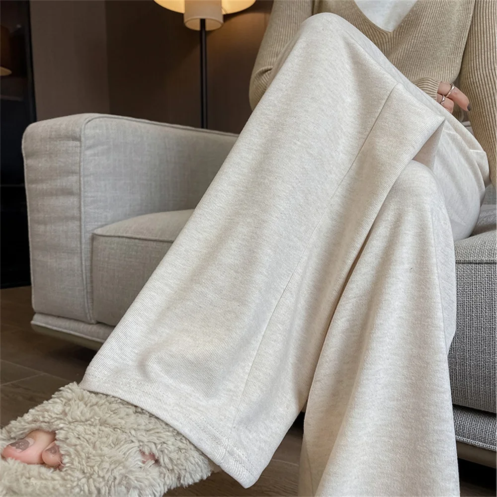 Modische, lässige, weit geschnittene Hose, farbecht, langlebig, hochwertig, schlicht, elegant, trendig, locker sitzende Hose für Damen