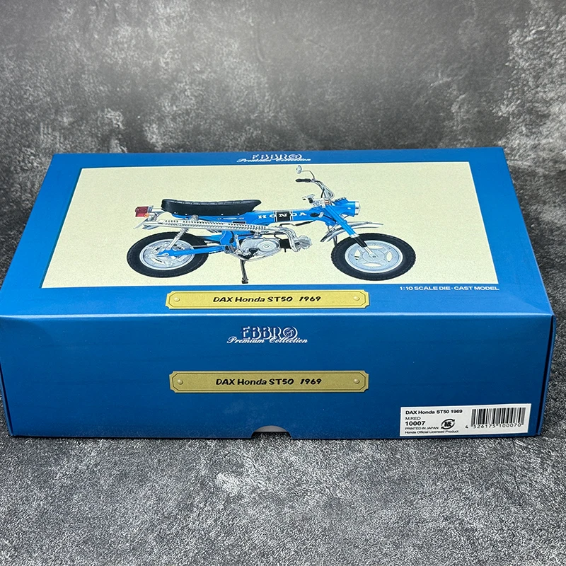 EBBRO 1:10 DAX Honda ST50 1969 alloy motorcycle model static display holiday gift collection