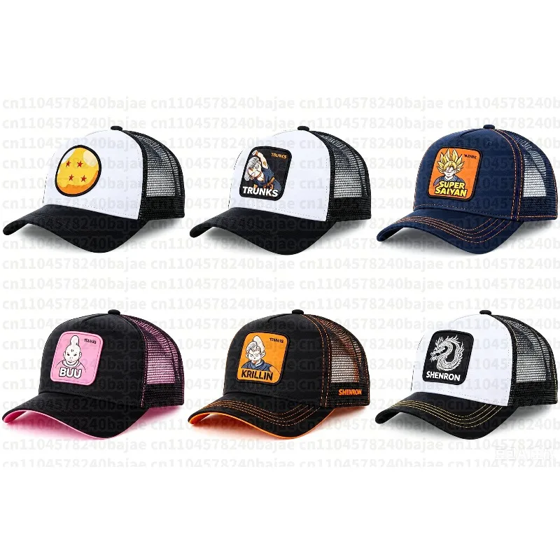 

2026 New Dragon Ball Son Goku Cap Summer Travel Baseball cap Men's Hip-Hop Cap Style Trucker Baseball Cap