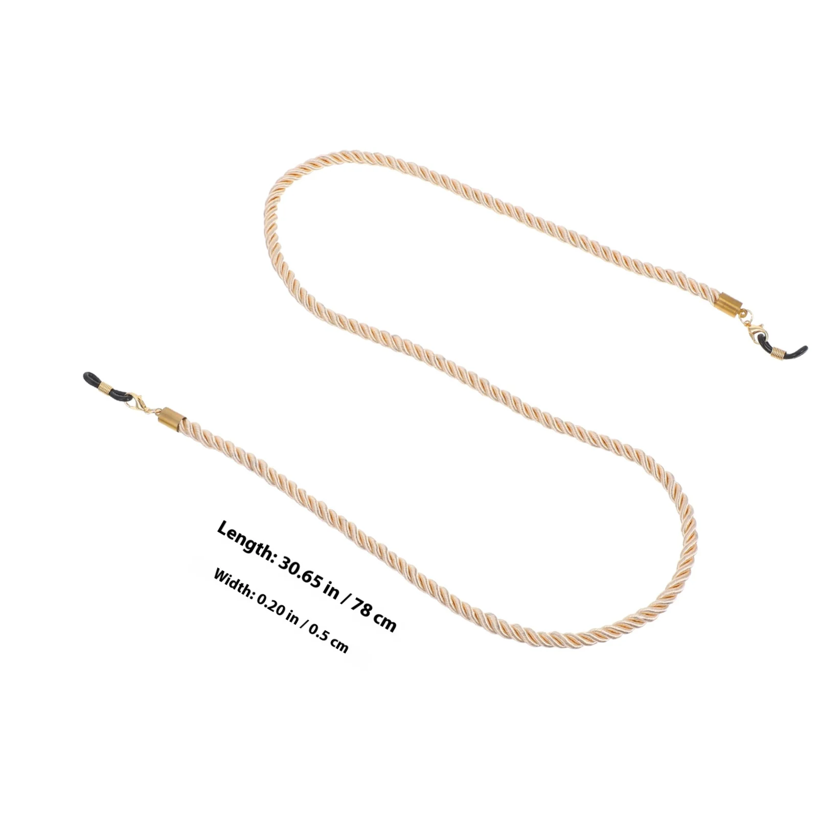 Cadena para gafas, cordón trenzado multifuncional para gafas, correa para el cuello para gafas de sol, soporte para gafas, accesorio de cordón antideslizante
