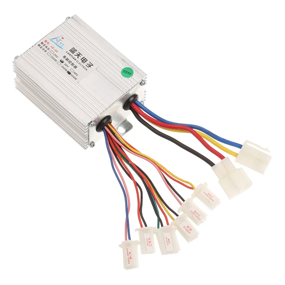 AliExpress NONE DC Electric Bicycle Controller E-bike Accessories 24V/36V/48V 250W/350W/500W/800W Electric Bike Motor Brushed Controller Motor