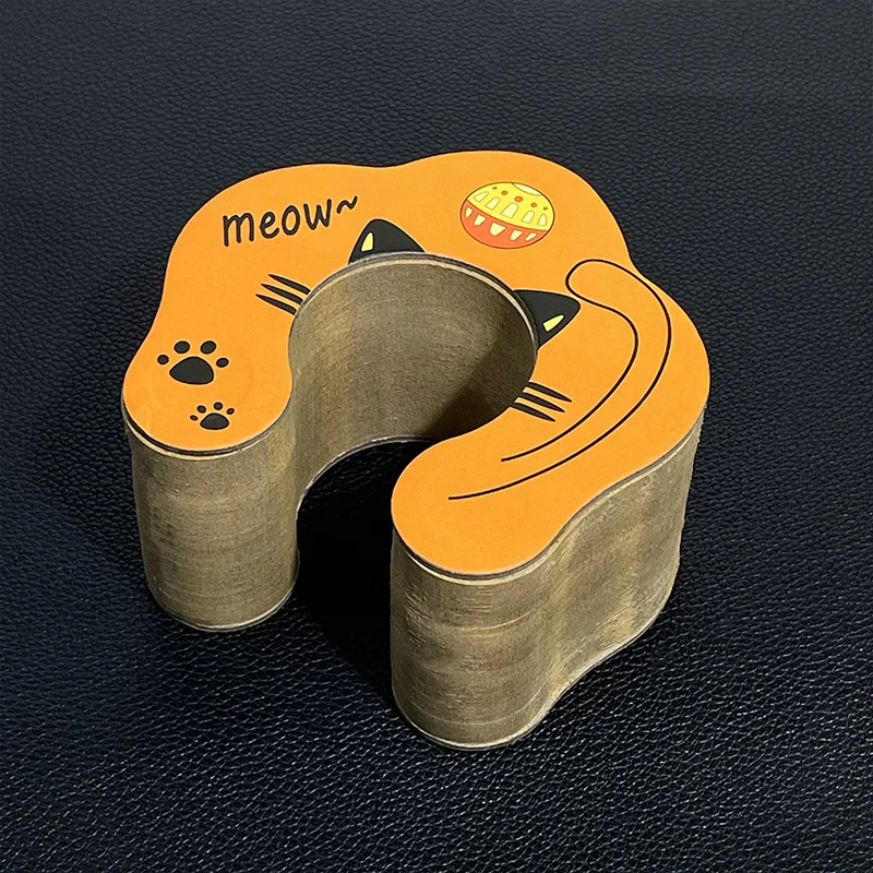 Transformable Kitty Kurlz Cat Toy Wear-Resistant No Crumbs Cat Scratching Board Resistant To Scratching