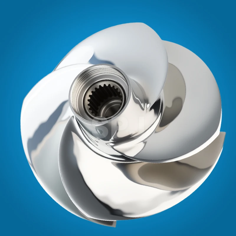 

150mm Outboard Impeller 4-Blade Seadoo GTI 90/GTS 90 Series Polished PWC Pump Impeller for Jet Ski with Seal