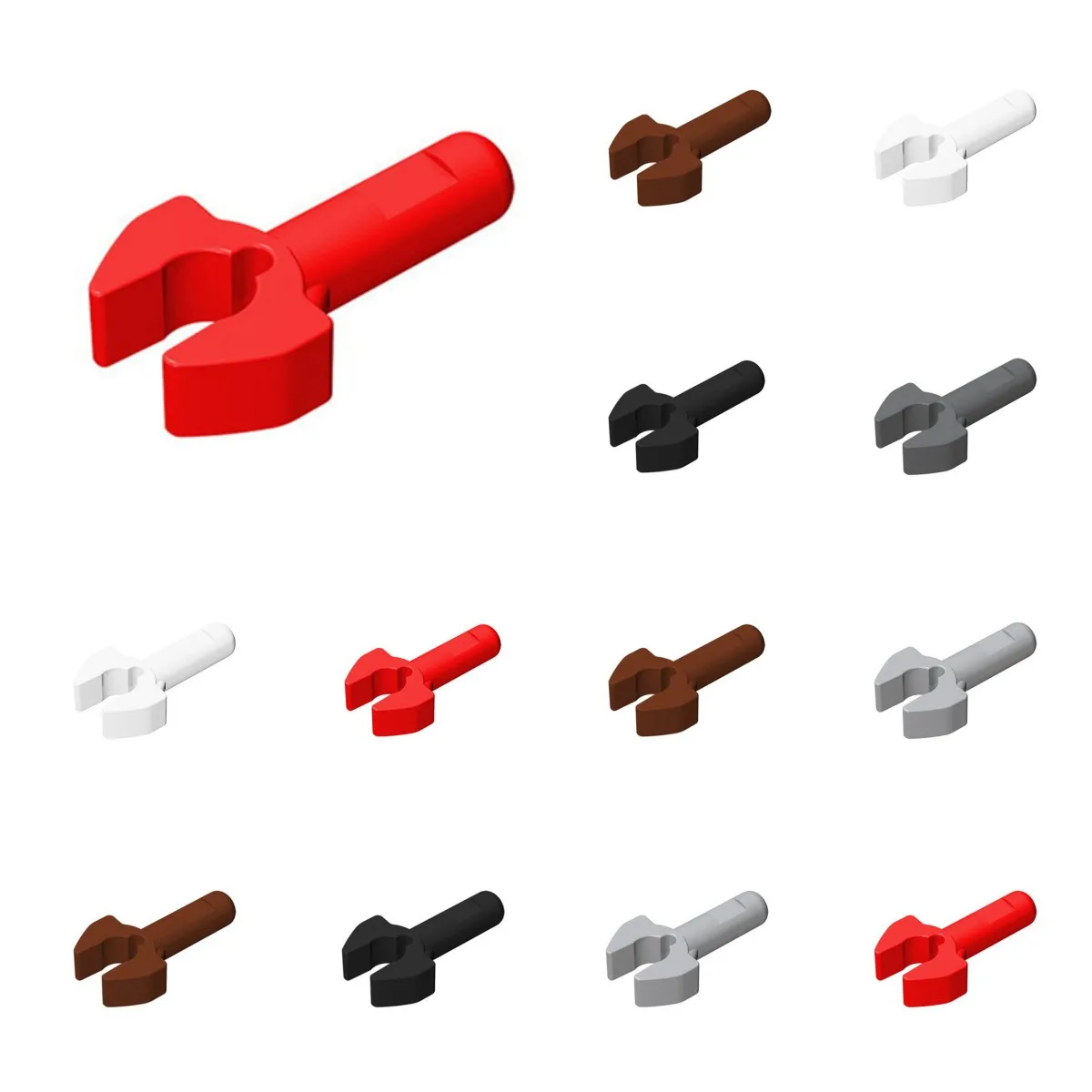 

50pcs 48729 Bar 1L With Clip Mechanical Claw Buildings Blocks Toy For Children Compatible Educational Creative Size Gift DIY MOC