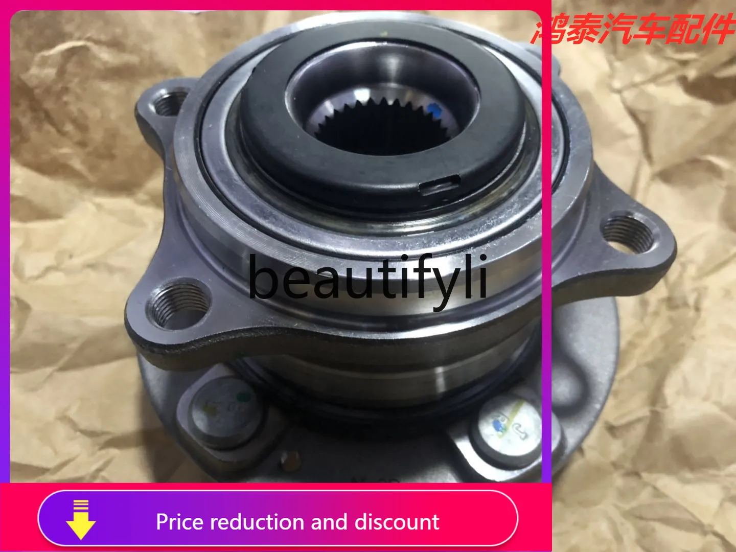 

ZzFront wheel axle head Rear wheel bearing ABS sensor