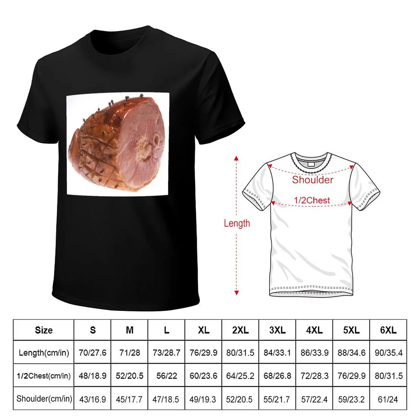 Glazed Ham T-Shirt boys animal print boys whites oversized customs clothes for men