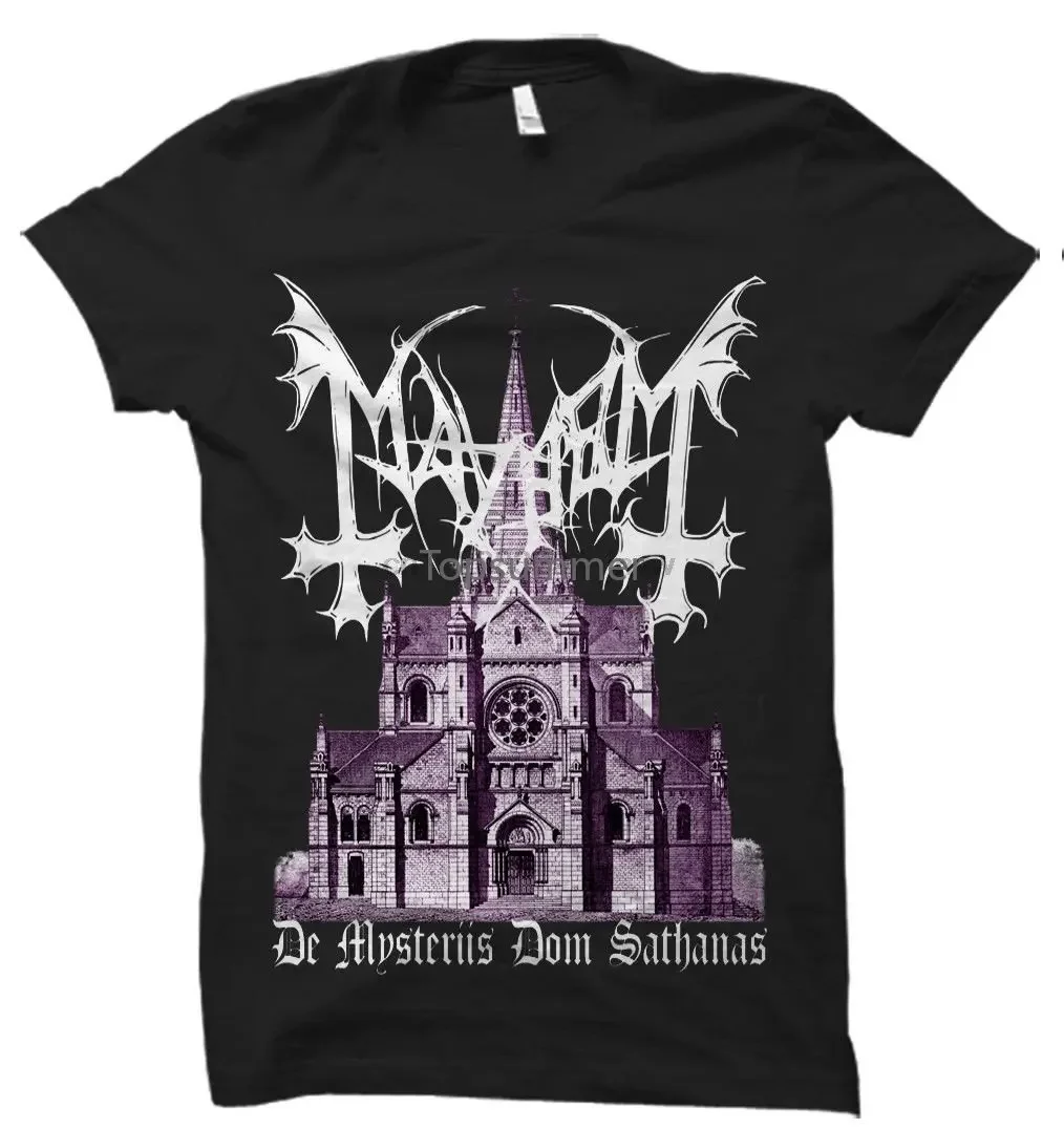 Mayhem T-Shirt Emperor Watain Darkthrone Immortal Bathory Gorgoroth O-Neck T Shirt Harajuku Tops Tees Plus Size