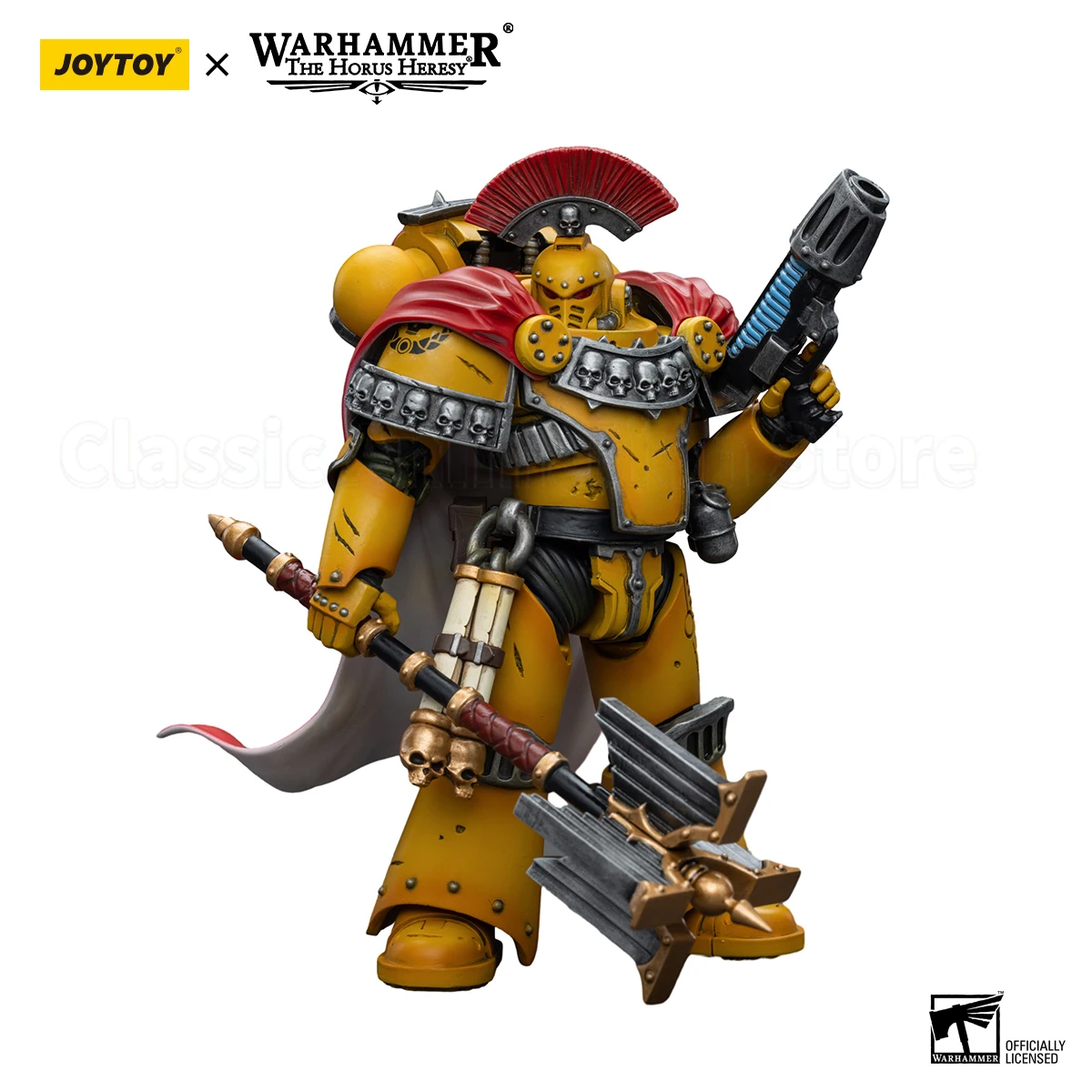 

【В наличии】JOYTOY 1/18 Фигурка Warhammer 40K Imperial Fists Legion Chaplain Consul Mklll Despoiler Legionaries Toy