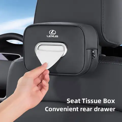렉서스 RX330 IS250 Ct200h ES300h RX350 UX LS RX300 용 차량용 티슈 박스 홀더 가죽 냅킨 케이스 햇빛 가리개 뒷좌석 가방 인테리어