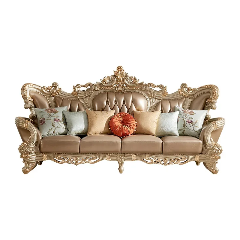 European and American furniture living room combination villa luxury high-end atmosphere high-grade U-shaped European style