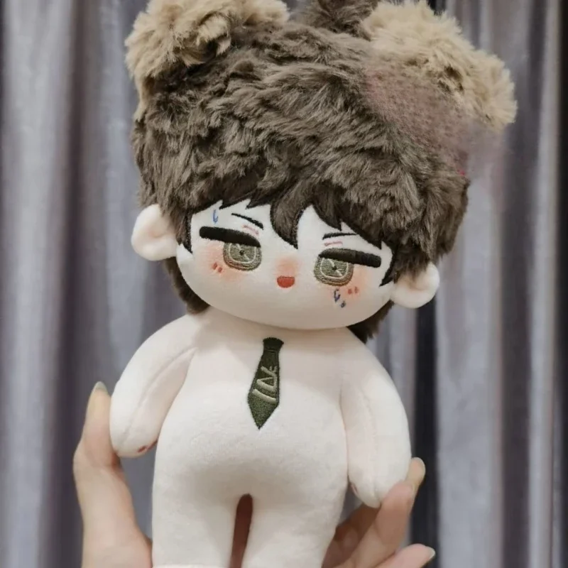 20cm Anime juego Danganronpa Hinata Hajime Kawaii Cosplay muñeca  algodón cuerpo colección  seguidores DIY vestir Plushies figur