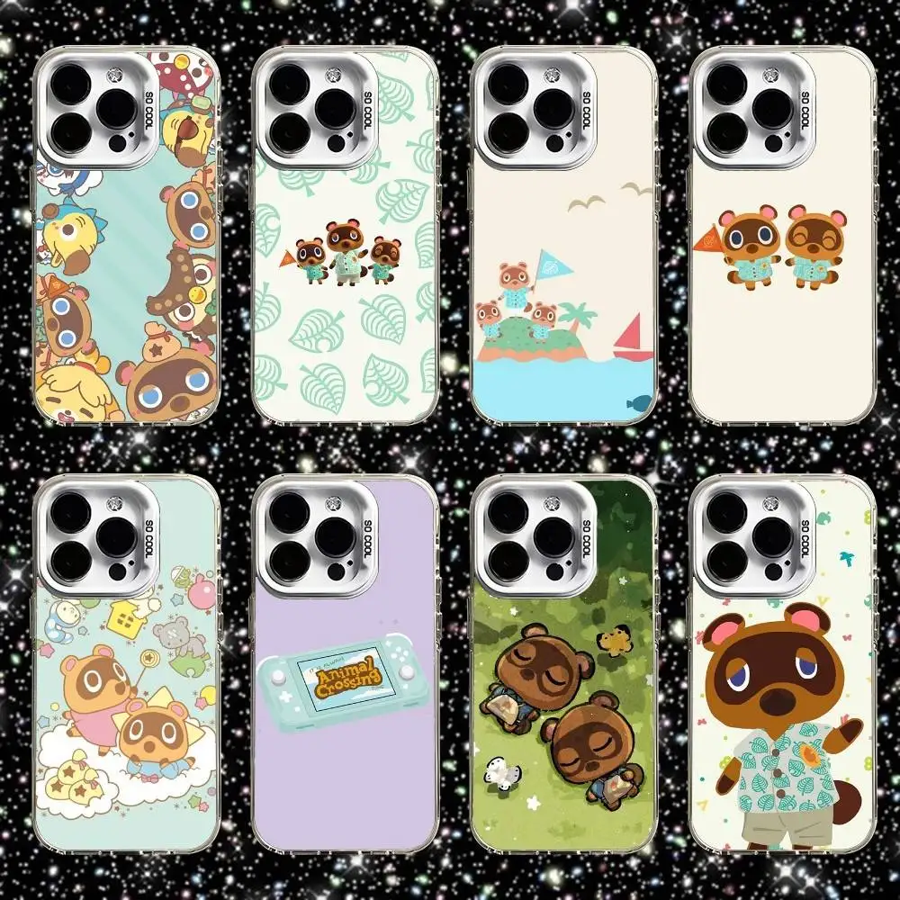

A-Animals Game C-Crossing Phone Case For iPhone 16,15,14,13,12,11,Pro,XS,Max,Plus,Mini,SE White Candy Matte Shockproof Cover