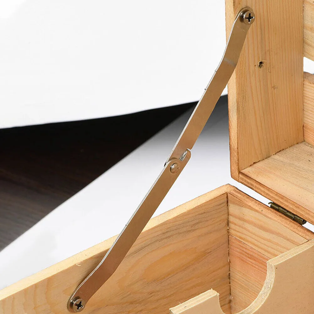 Furniture Hinges Support Hinges Home Improvement Yellow 4pcs Bronze Cabinets Chests For Jewelry Boxes Boxes Furniture
