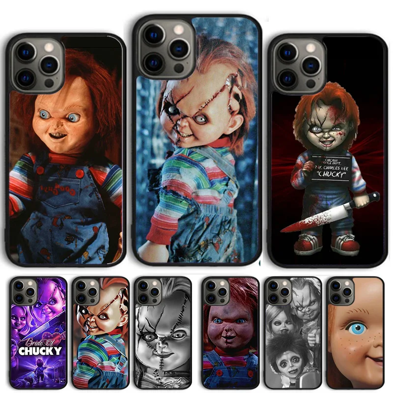 Chucky Doll Horror Movie Phone Case for iPhone 16 15 SE2020 6 7 8 Plus for Apple 13 11 12 14 Mini Pro Max Cover coque fundas