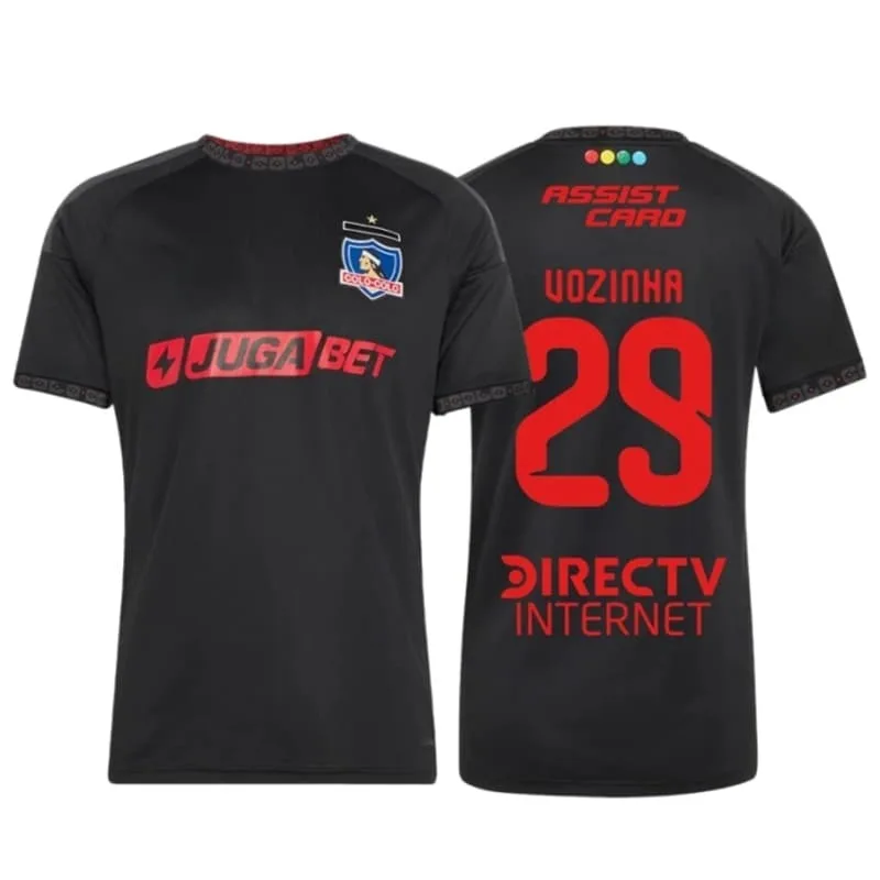 2026 Colo-Colo Home/Away Goalkeeper Jersey (No. 29 Vozinha)  Quick-Dry Short-Sleeve Soccer Training Shirt Unisex/Family Matching