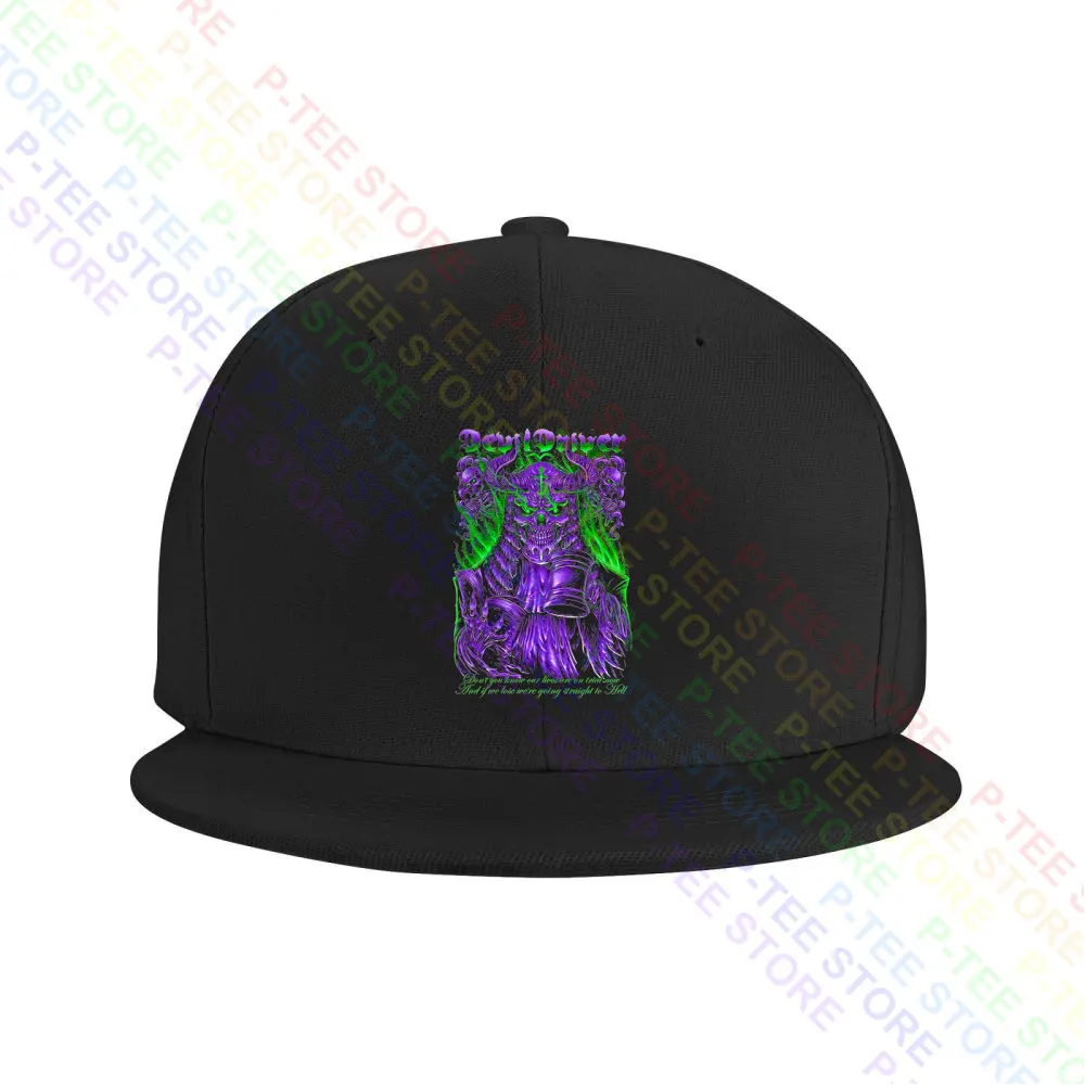 

Devildriver Judge Neon Band Logo Baseball Cap Snapback Caps Knitted Bucket Hat