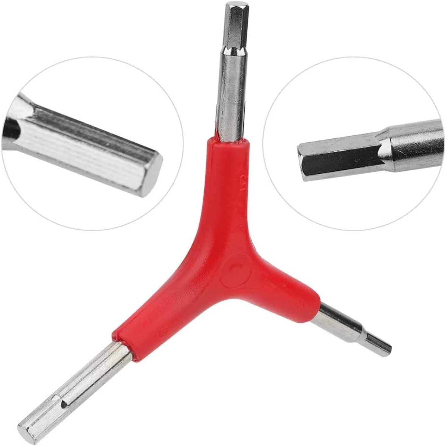 Lightweight, Portable, and Essential Inner Hex Wrench - Ideal Three-way Tool for Swift Bike Repairs on Outdoor Cycling Expeditio