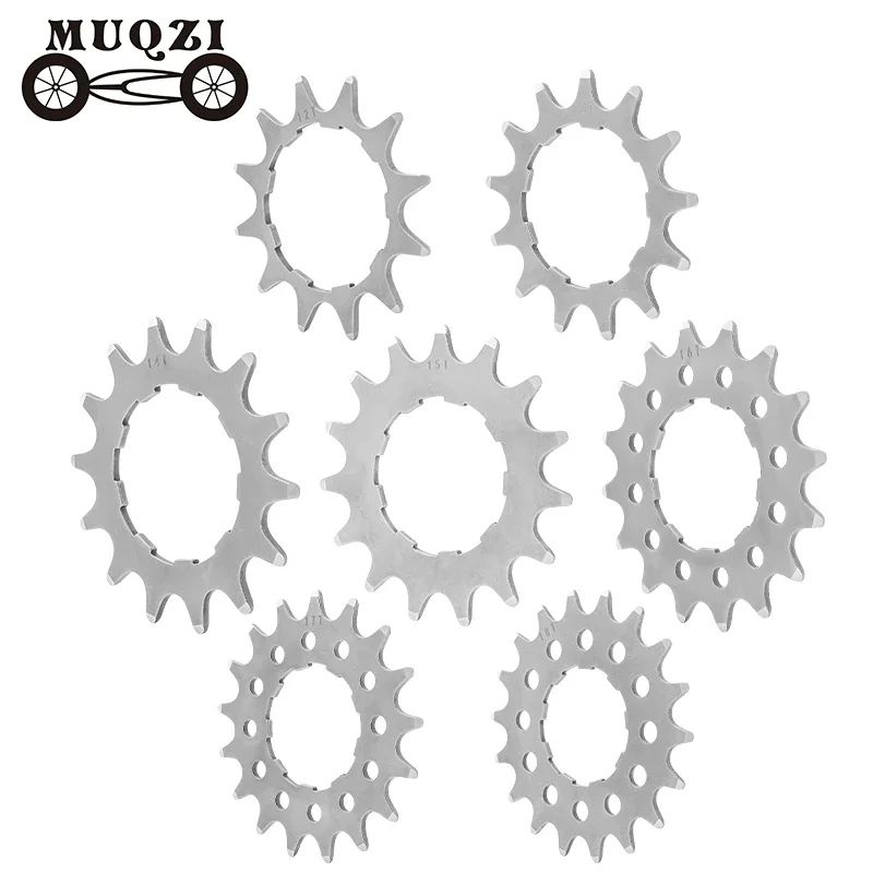 

MUQZI Bike Cassette Cog Single Speed 12T 13T 14T 15T 16T 17T 18T Sprockets MTB Road Bicycle Flywheel Cog DROPSHIPPING