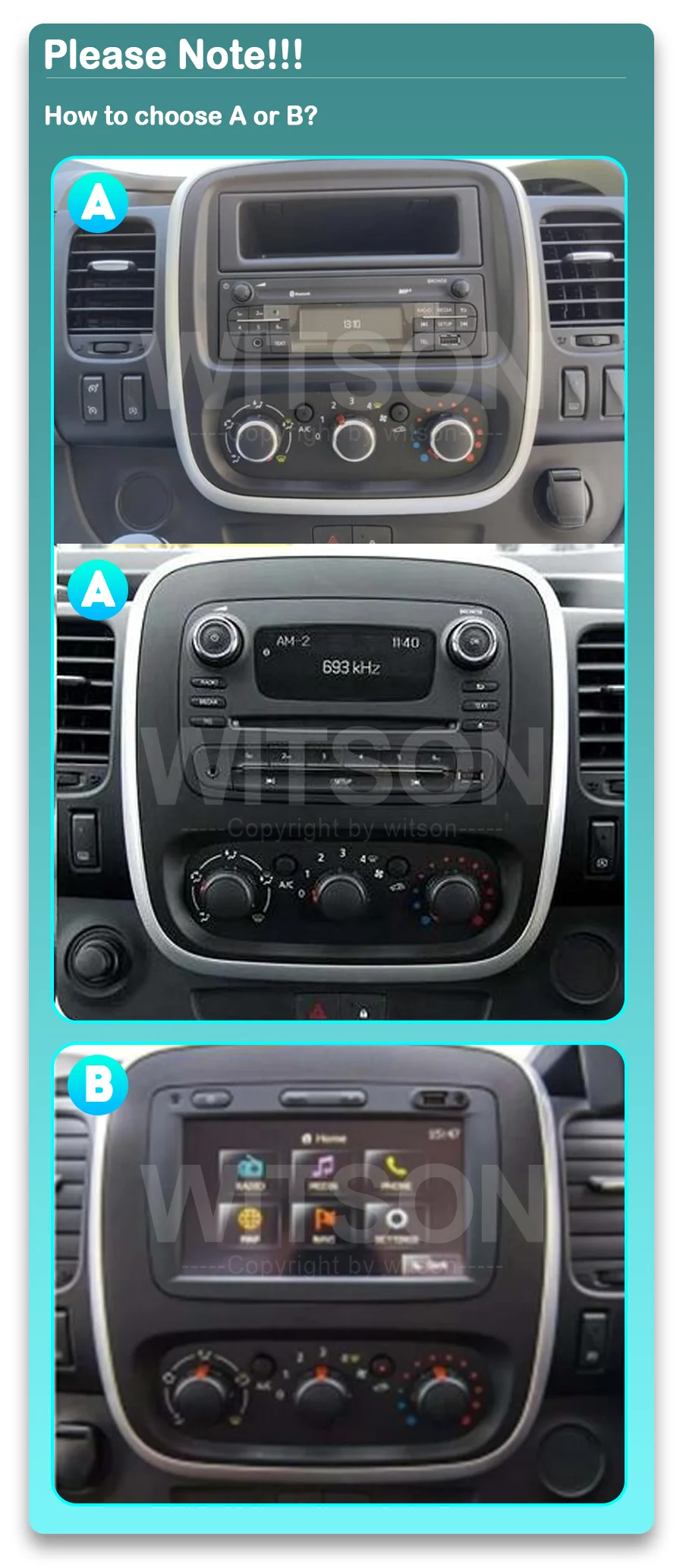 10.88 Android 13 Car Radio Multimedia for RENAULT TRAFIC 3/OPEL VIVAROB 15 Type-C charging DSP 4G sim card 5G WIFI Carplay Auto