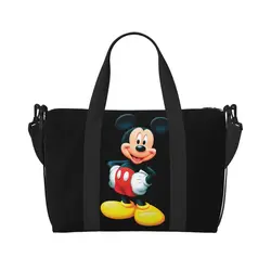 Borse da viaggio da spiaggia per palestra da donna di grande capacità personalizzate con borsa tote di Topolino Minnie