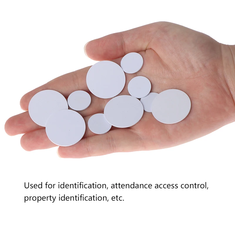 5pcs 18/25/30mm 125Khz Tags T5577 Writable Stickers Proximity Cards For RFID Copier