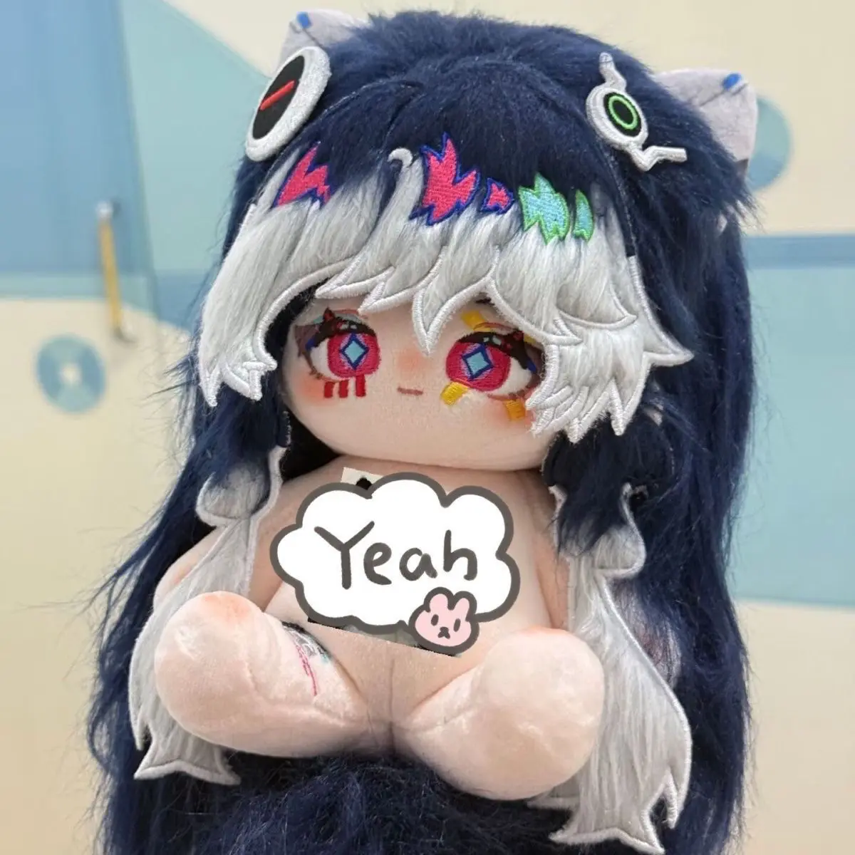 

Stuffed 20cm Anime Game Path to Nowhere Ries Moore Cartoon 000 Plush Doll Toy Dress-up Children Adults Collectible Cotton Gifts