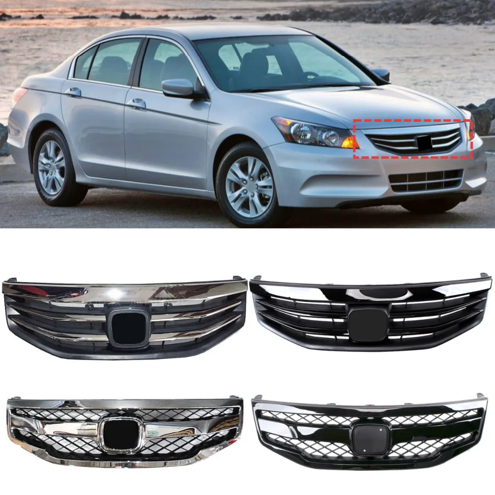 

For Honda Accord 2011-2012 car front bumper ABS electroplated ventilation grille OE：71121-T2F-A01