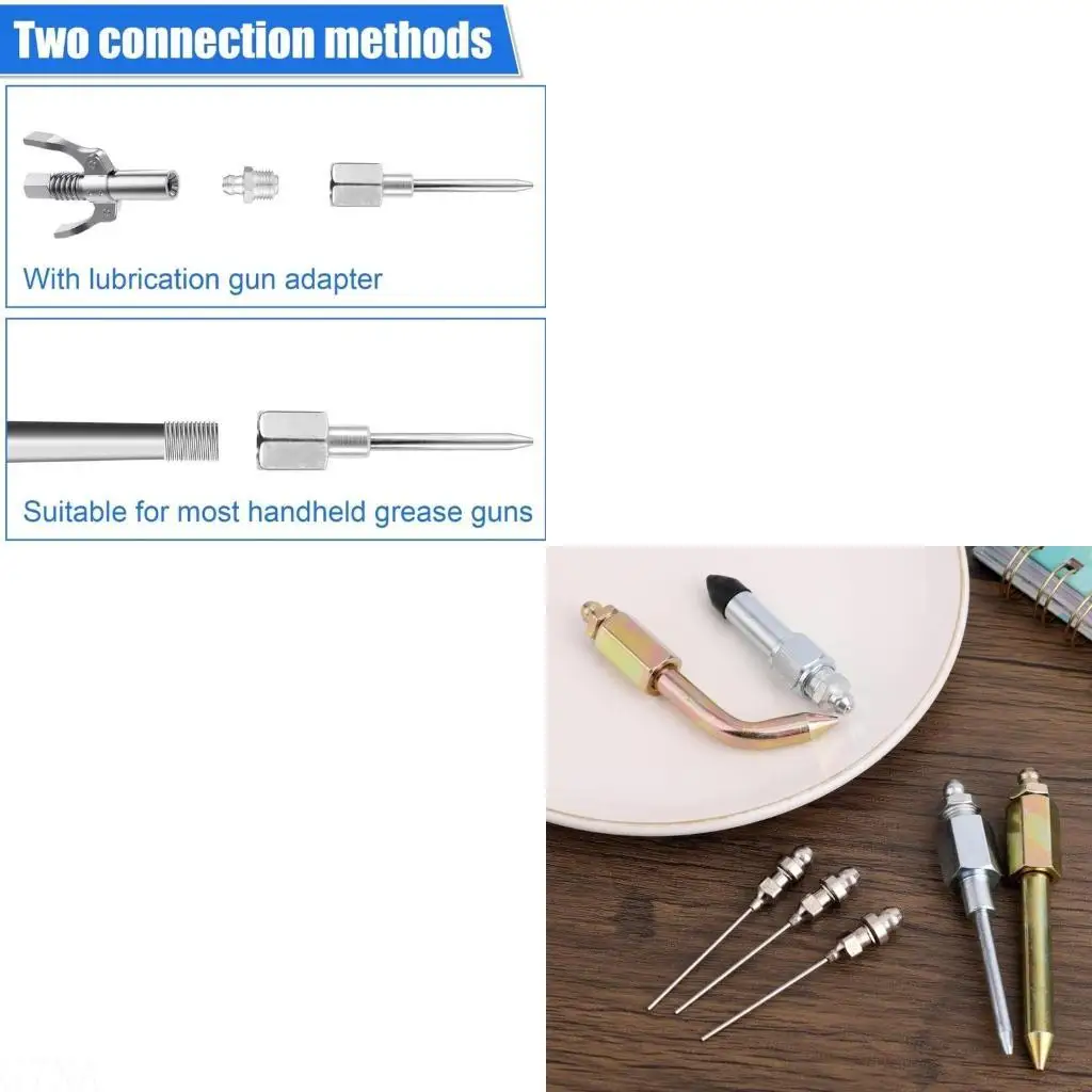 

G7NA Accuracy Grease Dispenser Strong Steel Nozzles Needle Adapters Couplers For Accurate Grease Control In Confined Areas