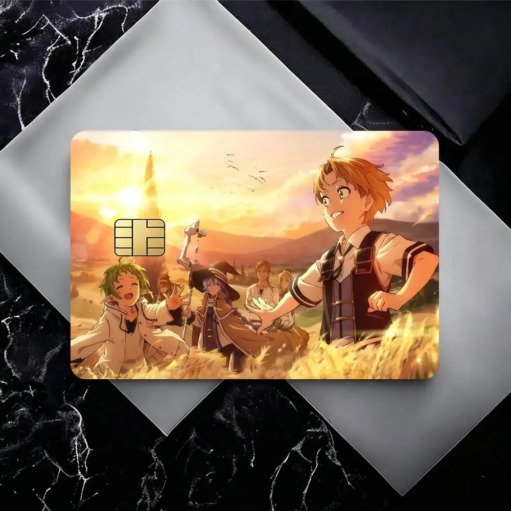 Anime Mushoku Tensei Poster   Spend or Save Funny Shell Ultra Thin No Fade Sticker Cover Film for Debit Credit Card