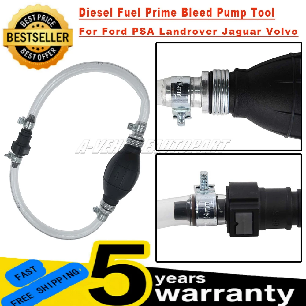 

Новый для Ford PSA Land Rover Jaguar Volvo, дизельная топливная система, насос для прокачки двигателя, простая установка, автомобильные аксессуары